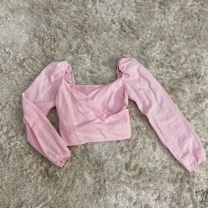Cropped Pink Blouse